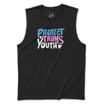 Protect Trans Youth Unisex Tank Black